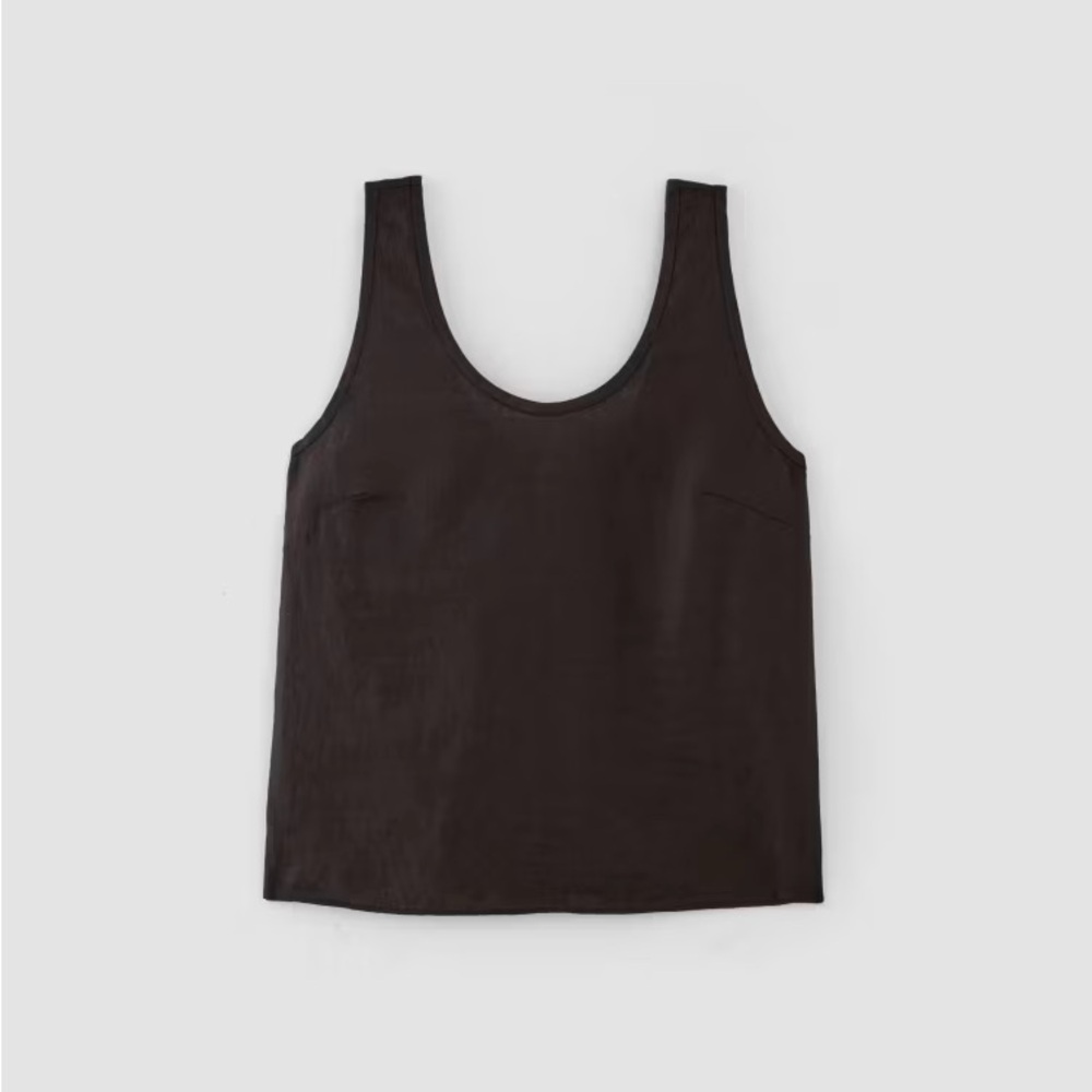 SOLD NWT Everlane Scoop Tank in Linen sz. 10